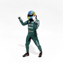 1:18 Scale 1Pcs Resin Model Scene Accessory Spain Winning Racing Vehicle Driver Racer Action Figure Collection Display Toys Fans