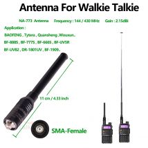 NA-773 Antenna Px per Baofeng UV5R 13Pro Pechera muslimex Walkie Talkie Radio Comumicador Retevis