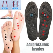 1 Paar Magnetfeldtherapie Akupressur Einlegesohle Sport Einlegesohlen Massage Fuß Gewichtsverlust Abnehmen Anti-Müdigkeit Gesundheitspflege Schuhpolster