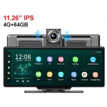 2025 Telecamera DVR per auto 4G + 64G Carplayer Android Anto 10.26 "IPS 4G WiFi ADAS Navigazione GPS Dash Cam Videoregistratore Telecamera retrovisiva