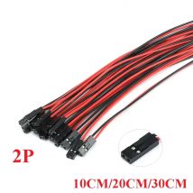 20 stücke/10 stück 2pin Dupont Kabel 2P 2 Pin Weibliche Jumper Stecker Draht 2,54mm Pitch Länge 10CM 20CM 30CM Einzigen Kopf Für 3D Drucker
