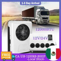 Treeligo 12000BTU Split Automotive Electric Parking Air Conditioner 12V 24V Air Conditioning System For Bus Van Tractor Truck