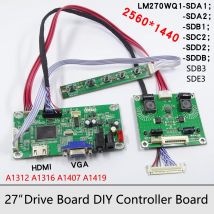 HDMI+VGA Controller Board Kit für 2560X1440 LM270WQ1(SD)(E3) LM270WQ1-SDE3 LCD-LED-Bildschirm Treiberplatine