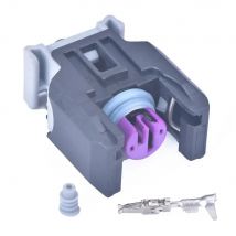 1 set 2 pin sealed EFI diesel common rail engine H5 H6 injector nozzle connector plug For Buick The Great Wall 13816706