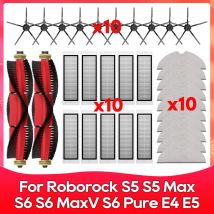 Kompatybilne z ( Roborock S5, S5 Max, S6 MaxV, S6 Pure, E4, E5, S51, S52, S55 ) Wałek Szczotka