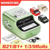 Niimbot B1 B21 Selbstklebender Etikettendrucker Aufkleber Bluetooth Mini Tragbarer Thermo-Etikettendrucker Etikettiermaschine für Mobilgeräte