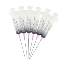 6pcs *10ML Refill Tool Syringe with Needle or 6pcs Needle for Epson HP Canon Brother Ricoh FuJi Printer Ink Cartridge and Ciss