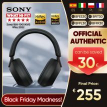 Sony-auriculares inalámbricos WH-1000XM5, audífonos con cancelación de ruido, batería de 30 horas,