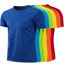 1 stücke Männer T-Shirts Lauf Shirt Jungen Fußball Shirts männer Jersey Sportswear Herren Jogging Quick Dry Kompression Fitness Top kleiden