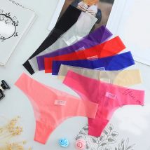 Damenhöschen, supertransparent, nahtlos, Damen-Tanga-Höschen, Spitze, G-String, Unterwäsche, sexy Damen-Slips in mehreren Farben