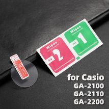1 Stück 2 Stück 9H Gehärtetes Glas für Casio für GA-2100 GA-2110 GA-2200 Uhren-Displayschutzfolie Uhrenfilm Uhrenzubehör