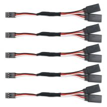 5szt/lot 150mm 300mm 500mm RC Servo Y Przedłużacz Kabel Przewód do JR Futaba Rc Akumulator Drone Samochód Łódź Helikopter Samolot
