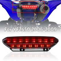 ATV-LED-Rücklicht, Bremsrücklicht für Yamaha YFZ 450 2006 2007 2008 2009, geräucherte klare Linse