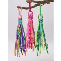 New Bohemia Lucky Keychain With A Letter Hand-Woven Charms Bag Pendant Keychain Suitable For Car Keys Wallets Pendants Gifts