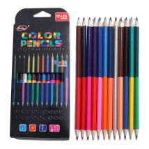 Matite a doppia testa da 24 colori per bambini Disegno professionale Schizzi e arte pastello Materiale scolastico premium per studenti