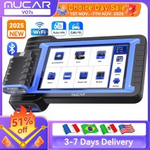 Lifetime Free Update MUCAR VO7S/VO7 Car Diagnostic Tool Bi-Directional ECU Coding Obd2 Scanner Full System Diagnosis 28 Reset