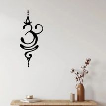 Cifbuy Zen inspiriert hängendes Dekor Sanskrit Atmung Metall Wand kunst sinnvolle Geschenk ideen für Yoga und Meditation nach Hause
