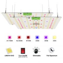 LED-Wachstumslicht, volles Spektrum, 85–265 V, 130 W, 180 W, dimmbar, LM301H, EVO, Phytolampe für Hydrokulturpflanzen, Zelt, Gewächshaus, Gemüse, Blume