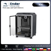 Creality k1C Speedy 3D Printer 600 mm/s estrusore interamente in metallo con fotocamera AI adatta per muslimate in fibra di carbonio