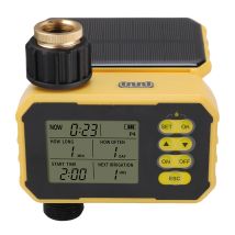 Sprinkler-Timer, Typ C, Ladeanschluss, Bewässerungs-Timer, verstellbares Solarpanel, automatischer Feinfilter mit Regensensor für Balkon
