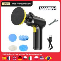 20000 U/min Akku-Auto polierer 3 Gänge elektrische Polier maschine Wachsen Holz schleifen Rosten tfernungs maschine