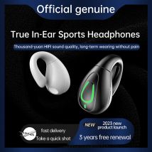 S20 Ear Clip Auricolare wireless V5.3 Non nell'orecchio Auricolari Bluetooth OWS a orecchio singolo Corsa Sport Cuffie universali
