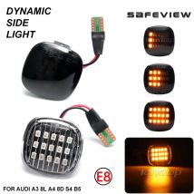 2pcs LED Amber Side Marker Turn Signal Lamp Fender Light  For Skoda Fabia Octavia MK1 Mk2 For Audi A3 A4 B5 A8 For SEAT