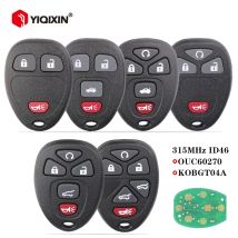 YIQIXIN 315 Mhz Fernbedienung Schlüssel Für Chevrolet Avalanche Tahoe Traverse GMC Acadia Yukon XL Für Cadillac 2007-2014 OUC60270/KOBGT04A