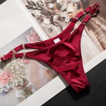 Nahtlose Sexy Tanga Frauen Unterwäsche Slips Höschen Zebra Blume Low Rise Luxus Metall Schnalle G String Bikini Mädchen Weibliche Höschen