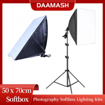 Fotografie Softbox Beleuchtung Kits 50x70CM Professionelle Dauerlicht System Softbox Für Foto Studio Ausrüstung
