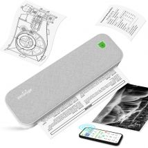 Stampante portatile Peripage A40 Stampante termica per etichette senza inchiostro, stampa di documenti, supporto PC, uso mobile (203 DPI)