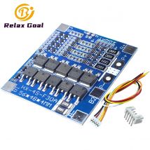BMS 4S 14,8 V 30 A Li-Ion Lithium 18650 PCB Batterieladeschutzplatine mit symmetrischem 12,8 V Lithium-Eisenphosphat HX-4S-F30A