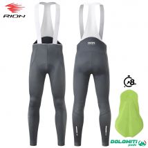 Męskie spodnie rowerowe na szelkach RION, legginsy rowerowe MTB, profesjonalne spodnie na szelkach, wiatroodporne włoskie wkładki Dolomiti, odzież jesienna 6 8H