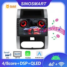 SINOSMART 10.1" Android Autoradio für Nissan X-Trail T31 2007–2013 | Komplett-Panel | Unterstützt