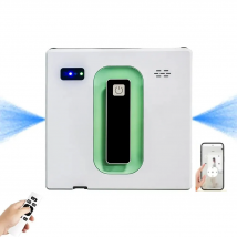 PuRuiKai Roboter Elektrischer automatischer Fensterreinigungsroboter-Staubsauger, mit APP-Fernbedienung, Zwei-Wege-Automatikspray