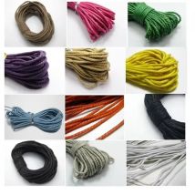 10 Meters Twisted Waxed Cotton Cord String Strap Thread 3mm Decorative Accessories jewely