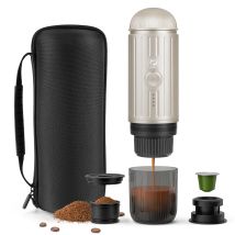 Portable Espresso Coffee Maker Electric Coffee Machine 19Bar Automatic Heating fit nespresso Capsule Pods Ground Coffee
