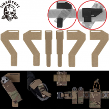 Tactical Left Right MOLLE Magic Fastener Strap Mag Pouch Diagonal Belt Accessories Hunting Plate Carrier Airsoft Traing Gear