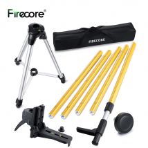 FIRECORE 3,7 M poste telescópico láser 5/8 y 1/4 adaptador de interfaz extender varilla láser de techo + trípode hueco (FLP370C)