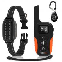 Collar de entrenamiento para perros sin golpes, Collar vibratorio impermeable para perros de 1000m, Collar electrónico recargable para Collar de corteza de perro de todos los tamaños