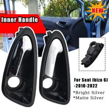 Hochwertiger neuer innerer Autotürgriff aus mattem Silber für Seat Ibiza 2009–2017 6J1837113A