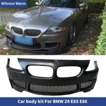 FRP Material Unpainted Car Body Kit Front Bumper 1M Style For BMW Z4 E85 E86 Tuning 2003-2008