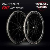 ELITEWHEELS Ruote in Carbonio 700c per Bici da Strada, Finitura UD, Qualità UCI, Cerchio in Carbonio Tubeless Ready, Nipple Pillar, 1423 Raggi, Set Ruote da Corsa