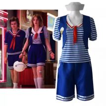 Disfraz de Cosplay de Robin Steve Harrington para adultos camisa pantalones sombrero chaleco trajes fiesta de Carnaval