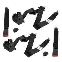 Cintura di sicurezza diapositiva di sicurezza per spalla auto retrattile a 3 punti da 2 pezzi diagonale per Jeep