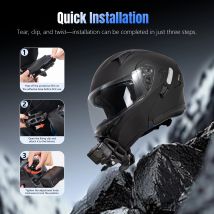 Startrc per Dji Action 6/5 Pro /4/3 Action Camera Accessori Adattatore per montaggio su caschi da moto