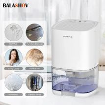 Deshumidificador de aire portátil de 1000ML para el hogar, máquina absorbente de humedad silenciosa, secador de aire para dormitorio, oficina, cocina, desodorante