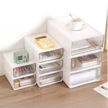 2/3 stücke Büro Tisch Klare Lagerung Boxen Schublade Typ Büro Workstation A4 Datei Organizer Lagerung Box Studie Stapel schrank