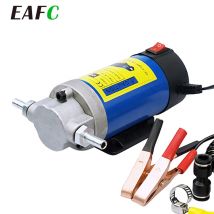 Pompa di trasferimento dell'olio elettrica 12V 100W portatile 1-4L/min attrezzatura per cambio olio