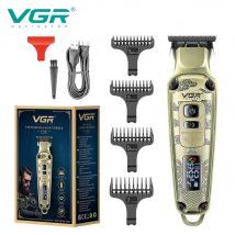 VGR 901 Haarschneider, kabellos, professionelle Friseur-Haarschneidemaschine, elektrischer Haarschneider, digitaler Display-Trimmer für Männer